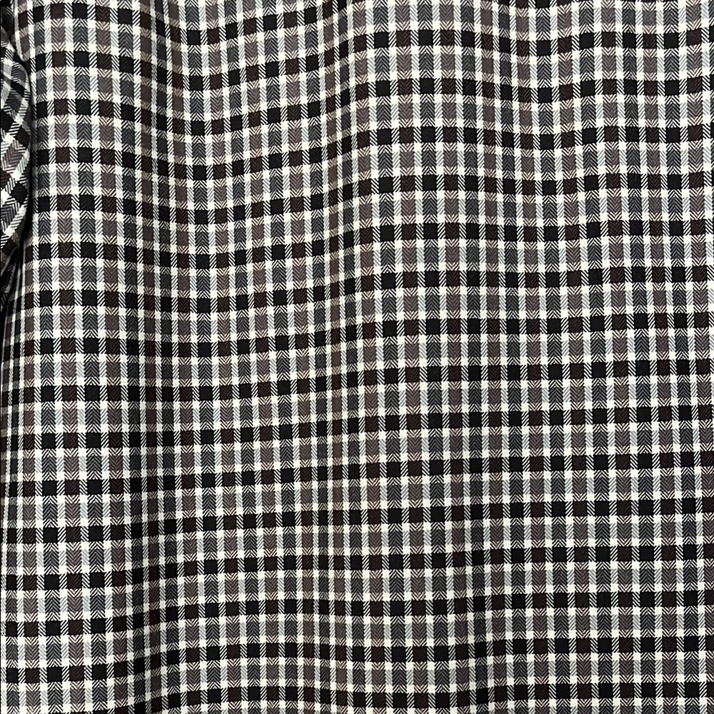 Pendleton Men’s Large Black and Brown Plaid Casual Button Down Shirt - Picture 5 of 7